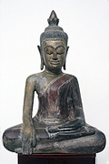 42. Buddha - Wood - H. 49cm, W. 32cm - USD450 -