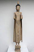 9. Standing Buddha - wood - H.1m44, W:26cm, W.19kg -USD970 -