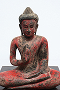 32.Sitting Buddha - Wood lacquer - Height: 43cm - USD320 -