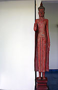 69. Buddha standing -  Post Angkorian Style - Wood - Height: 1m70 cm - USD2700 -