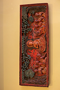 Bas Relief Buddha, Wood: Heigth 52cm, Width-104MM, Depght-7,5cm   USD1800